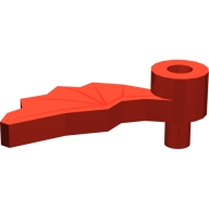 Lego křídlo na přilbu levé, červená (x46 RED)